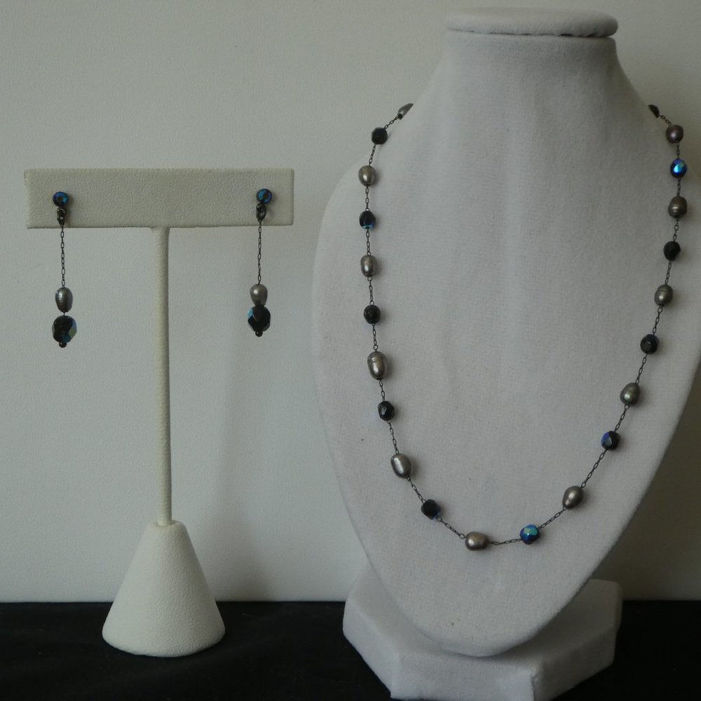 Lia Sophia - Freshwater Pearl & Cut Crystal